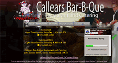 Desktop Screenshot of callearbbq.com